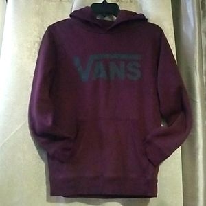 VANS Hoodies Sweater Hooded Logo Youth Teens Large